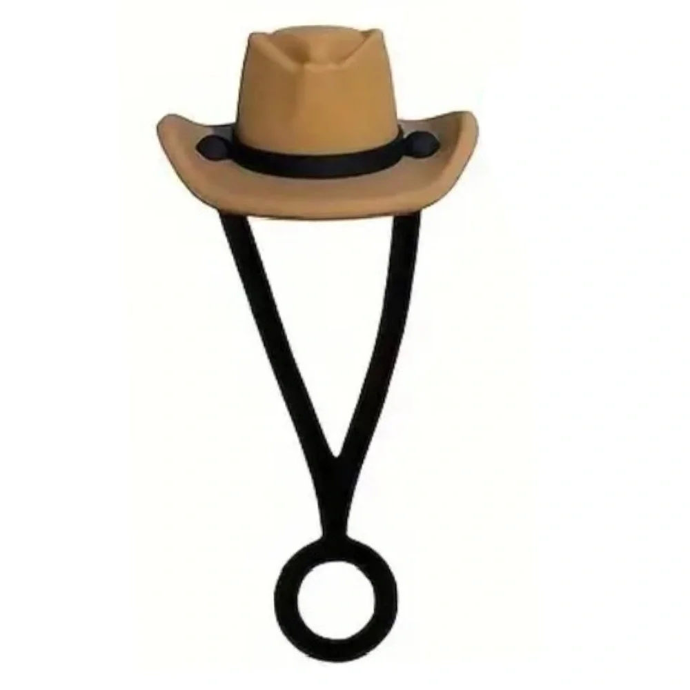 Cowgirl/Cowboy Hat Straw Caps for Stanley/Yeti Cups, 30/40 oz., Fits 10m… - Picture 3 of 9